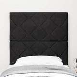 Vidaxl hoofdbord zwart 80 cm fluweel