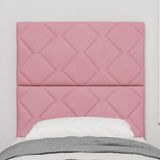Vidaxl hoofdbord roze 80 cm fluweel