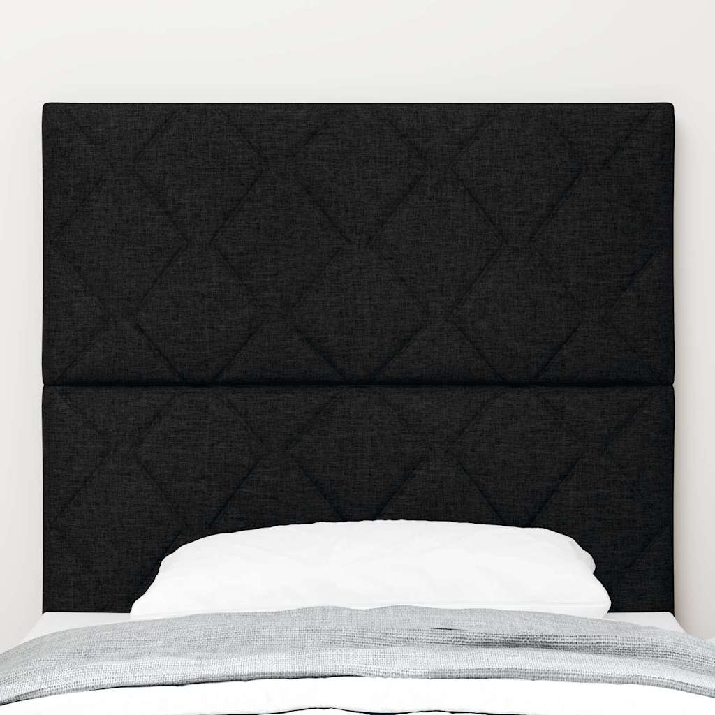 Vidaxl hoofdbord zwart 90 cm stof