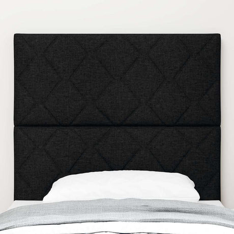 Vidaxl hoofdbord zwart 90 cm stof