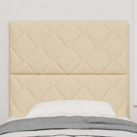 Vidaxl hoofdbord crème 90 cm stof