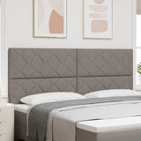 Vidaxl hoofdbord taupe stof