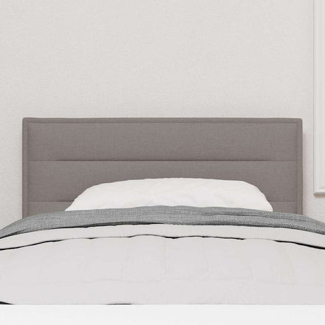 Vidaxl led hoofdbord taupe stof
