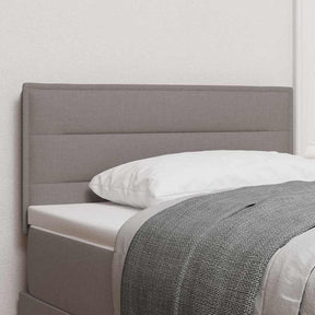 Vidaxl led hoofdbord taupe stof