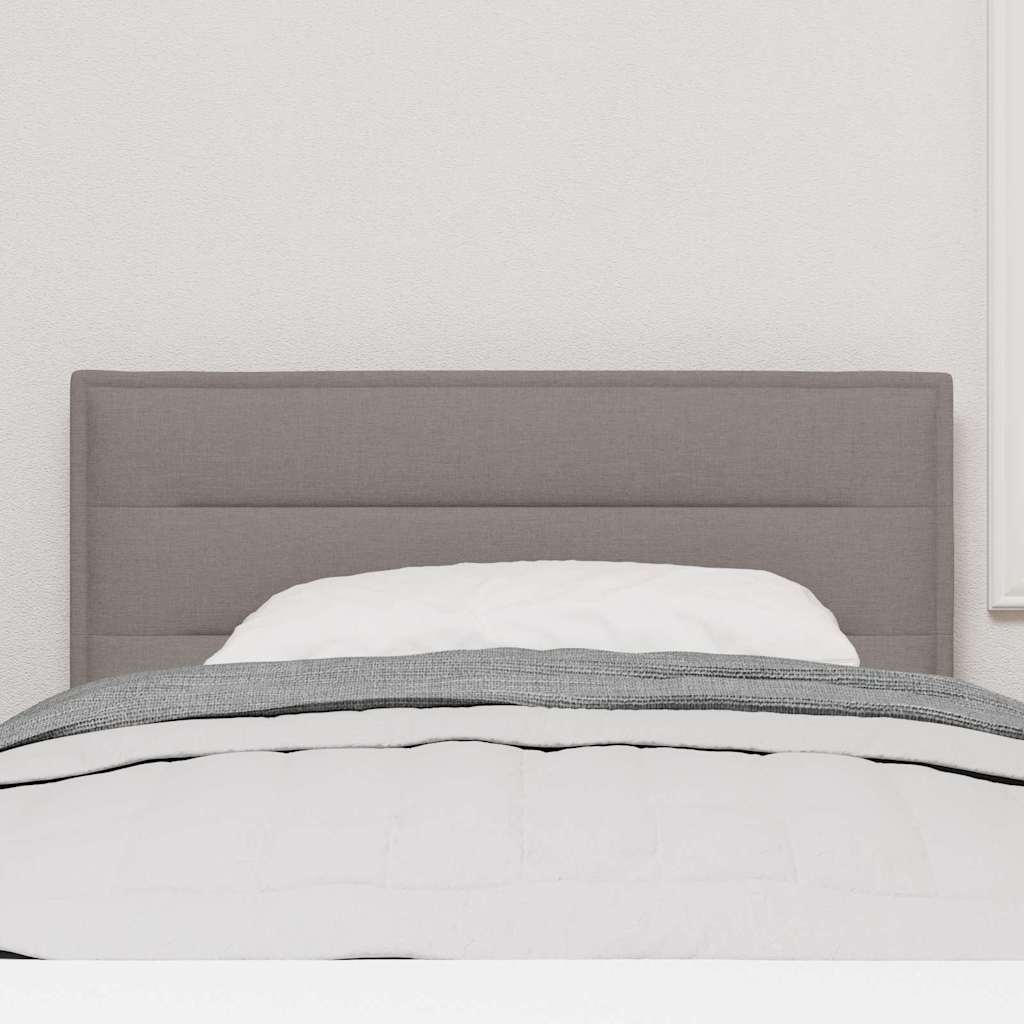 Vidaxl led hoofdbord taupe stof