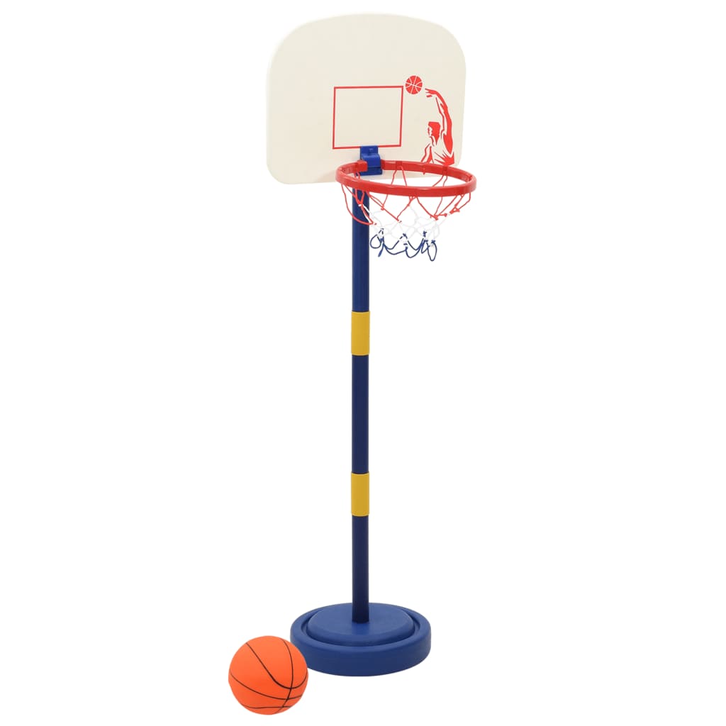 Vidaxl Basketballständer mit Ball und Pumpe, höhenverstellbar 90-121 cm