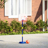 Vidaxl Basketballständer mit Ball und Pumpe, höhenverstellbar 90-121 cm