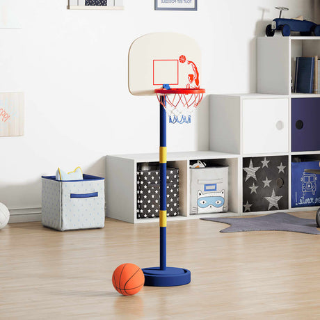 Vidaxl Basketballständer mit Ball und Pumpe, höhenverstellbar 90-121 cm