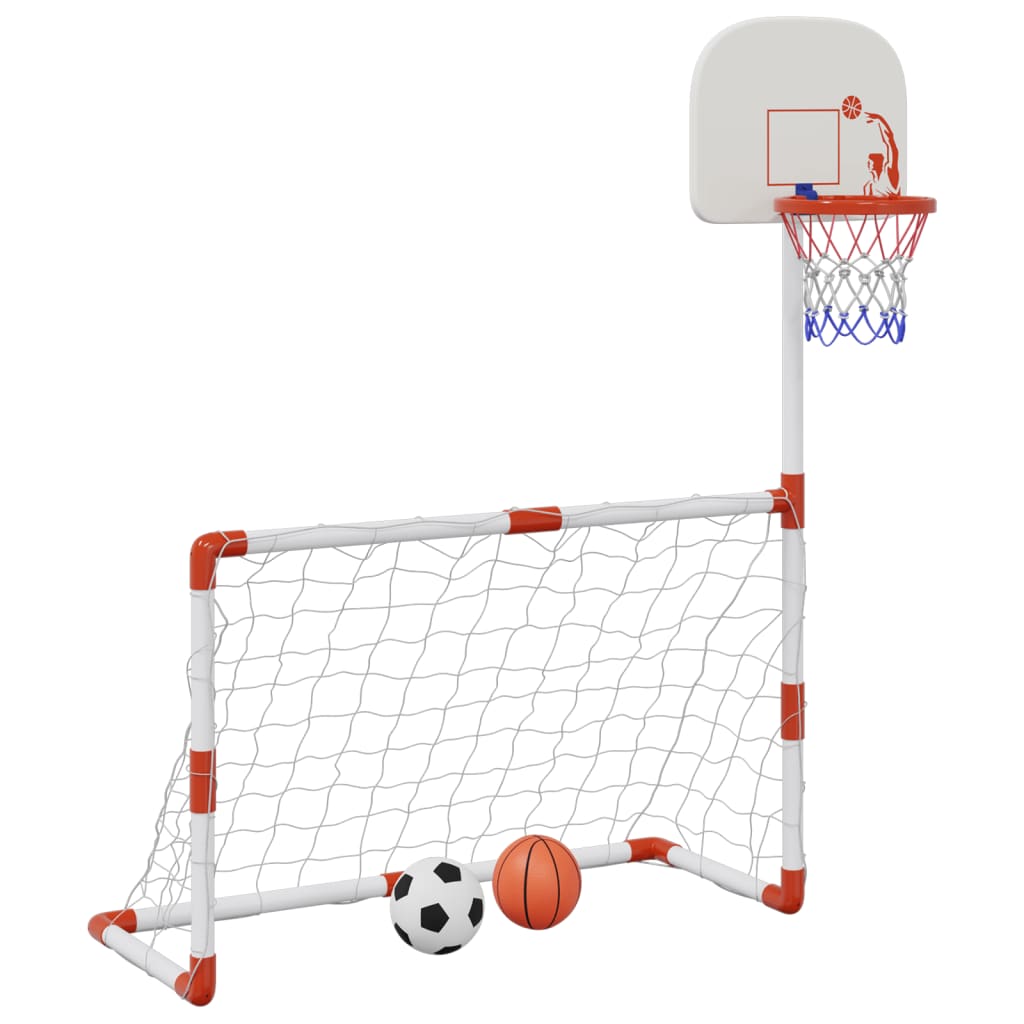 Vidaxx Kinderfußball- und Basketballset mit Bällen 98x50x70 cm