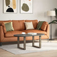 Vidaxl salontafelpoten 2 st u-vormig 50x(42-43) cm staal naturel