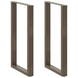 Vidaxl bartafelpoten 2 st u-vormig 60x(100-101) cm staal naturel