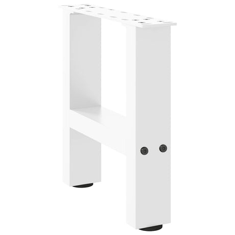 Vidaxl salontafelpoten 2 st 40x(30-31) cm staal wit