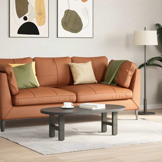 Vidaxl salontafelpoten 2 st 40x(30-31) cm staal antracietkleurig