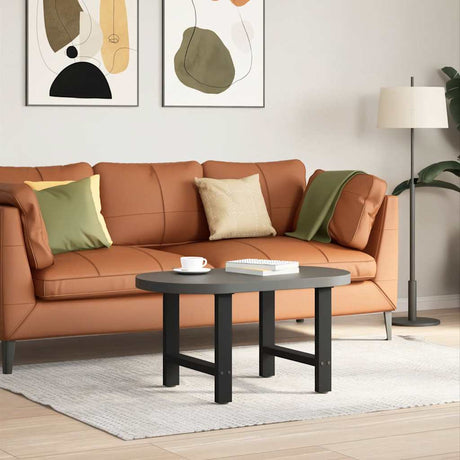 Vidaxl salontafelpoten 2 st 60x(42-43) cm staal zwart