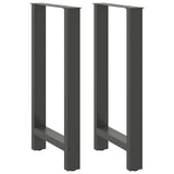 Vidaxl bartafelpoten 2 st 50x(90-91) cm staal antraciet
