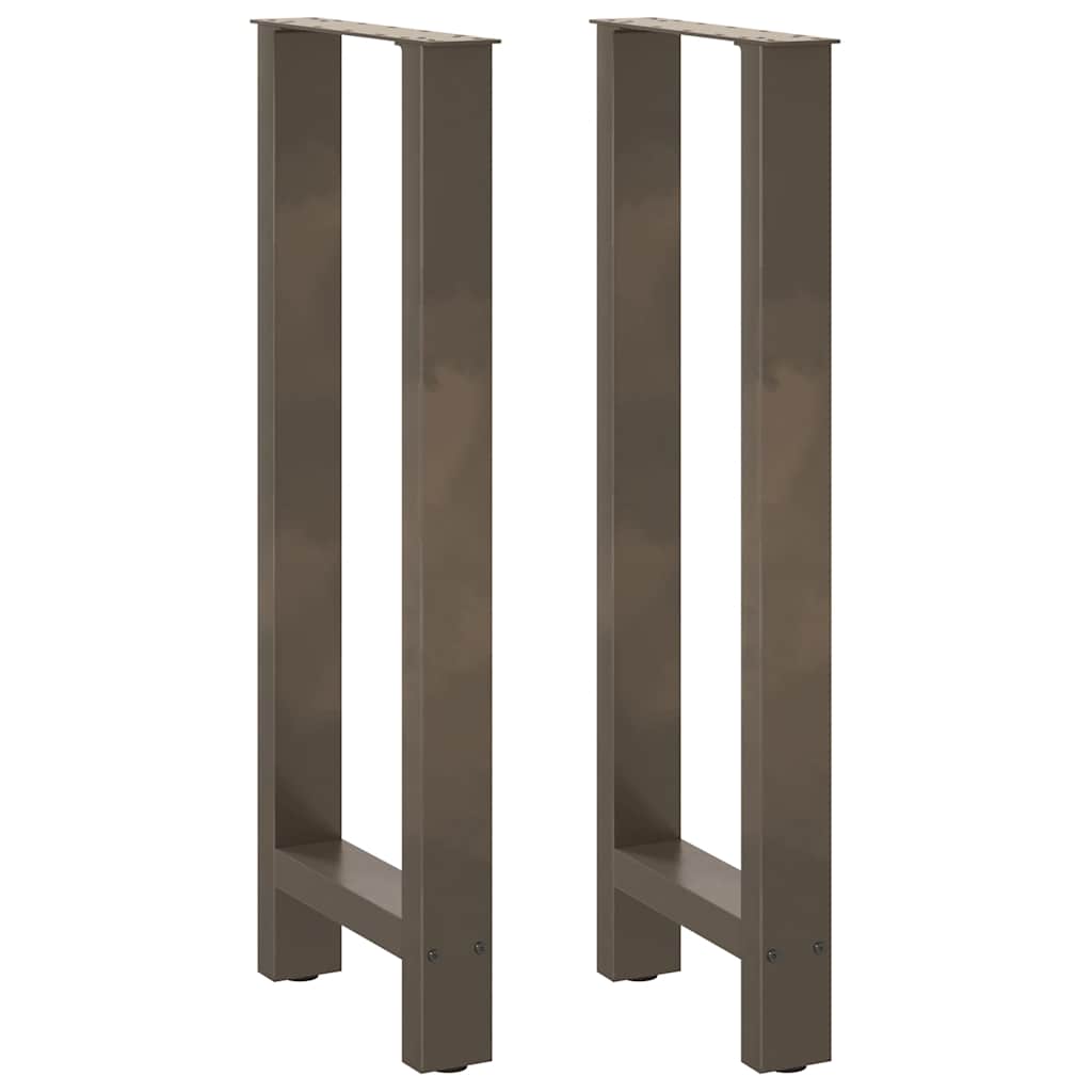 Vidaxl bartafelpoten 2 st 40x(100-101) cm staal naturel