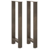 Vidaxl bartafelpoten 2 st 40x(100-101) cm staal naturel