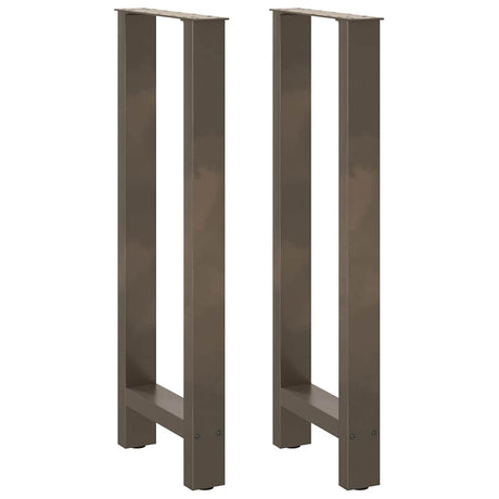 Vidaxl bartafelpoten 2 st 40x(100-101) cm staal naturel