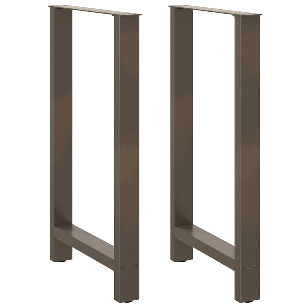 Vidaxl bartafelpoten 2 st 60x(100-101) cm staal naturel