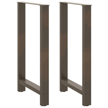 Vidaxl bartafelpoten 2 st 60x(100-101) cm staal naturel