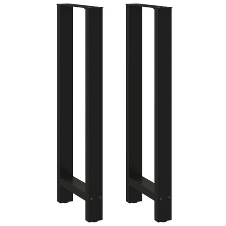 Vidaxl bartafelpoten 2 st 40x(110-111) cm staal zwart