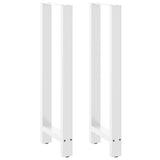 Vidaxl bartafelpoten 2 st 50x(110-111) cm staal wit