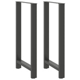Vidaxl bartafelpoten 2 st 60x(110-111) cm staal antraciet