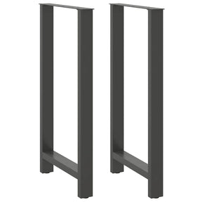 Vidaxl bartafelpoten 2 st 60x(110-111) cm staal antraciet