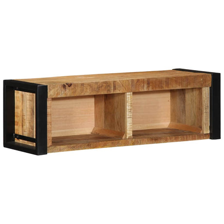 Vidaxl tv-meubel 80x30x25 cm massief ruw mangohout