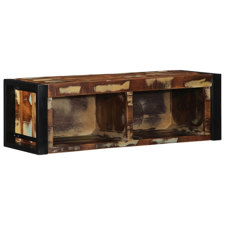 Vidaxl tv-meubel 80x30x25 cm massief gerecycled hout meerkleurig