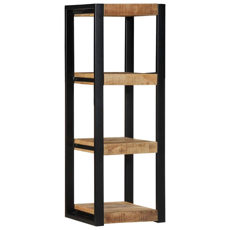 Vidaxl wandschap 35x35x100 cm massief ruw mangohout