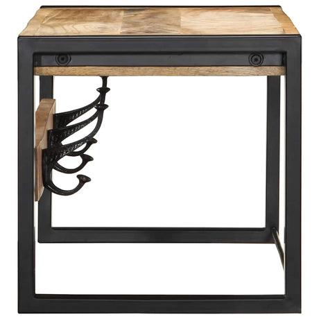 Vidaxx Garderobenständer 80x35x35 cm aus massivem, rauem Mangoholz