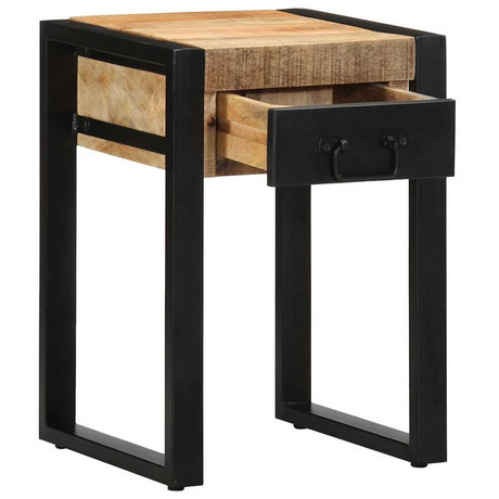 Vidaxl bijzettafel 35x35x50 cm massief ruw mangohout