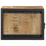 Vidaxl nachtkastjes 2 st 40x35x25 cm massief ruw mangohout