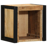 Vidaxl nachtkastjes 2 st 40x35x40 cm massief ruw hout mango