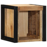 Vidaxl nachtkastjes 2 st 40x35x40 cm massief ruw hout mango