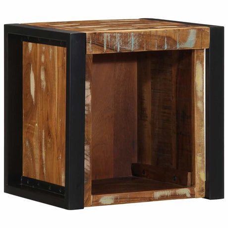 Vidaxl nachtkastjes 2st 40x35x40cm massief gerecycled hout meerkleurig