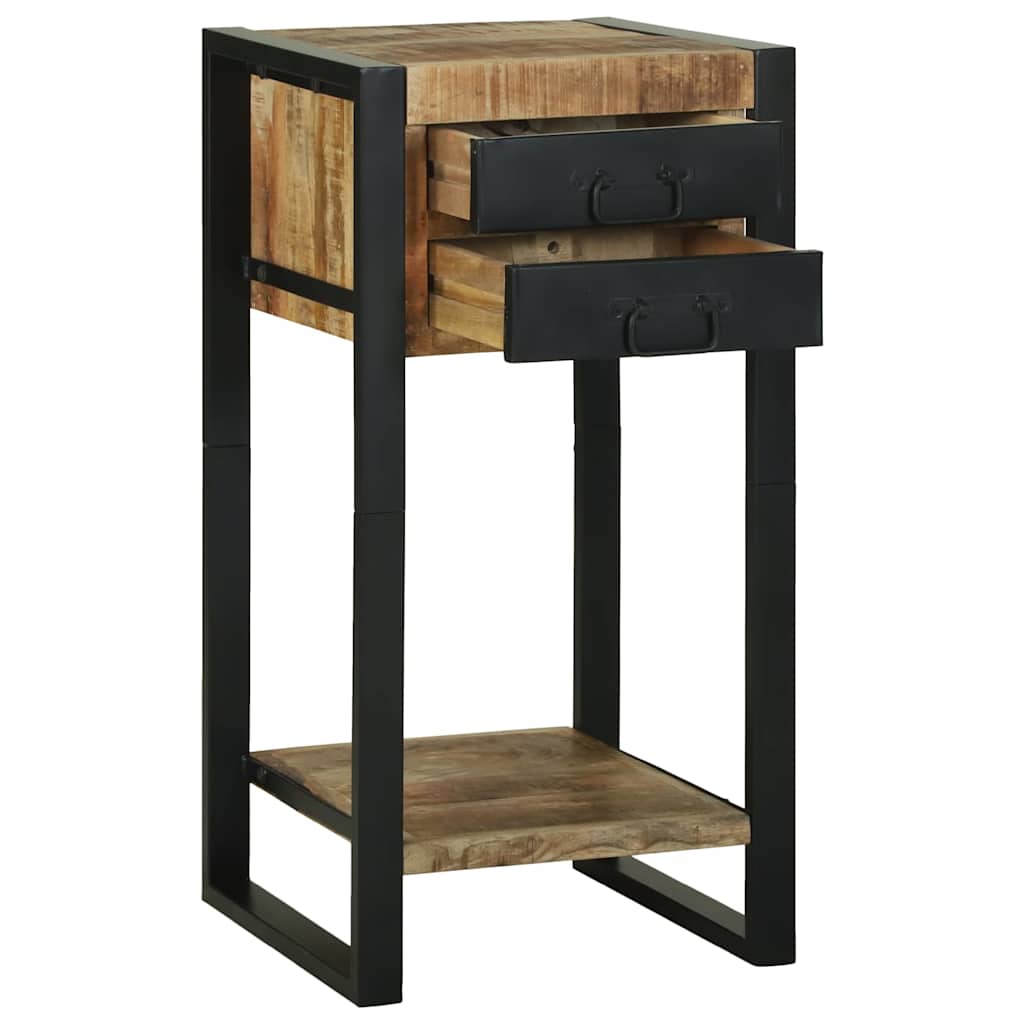 Vidaxl bijzettafel bruin 40 x 40 x 80 cm massief mango hout