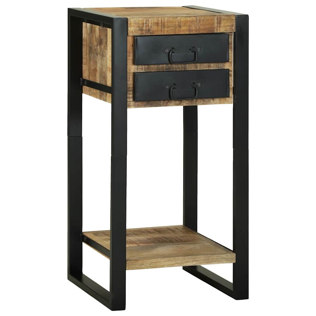 Vidaxl bijzettafel bruin 40 x 40 x 80 cm massief mango hout