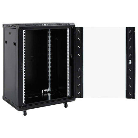 Vidaxxl Netzwerkschrank 15u 19 IP20 53x40x80 cm schwarz