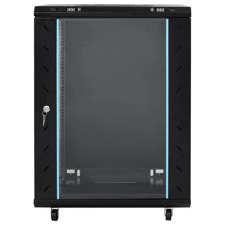Vidaxxl Netzwerkschrank 15u 19 IP20 53x40x80 cm schwarz