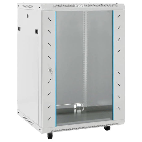 Vidaxxl Netzwerkschrank 15u 19 IP20 53x40x80 cm grau