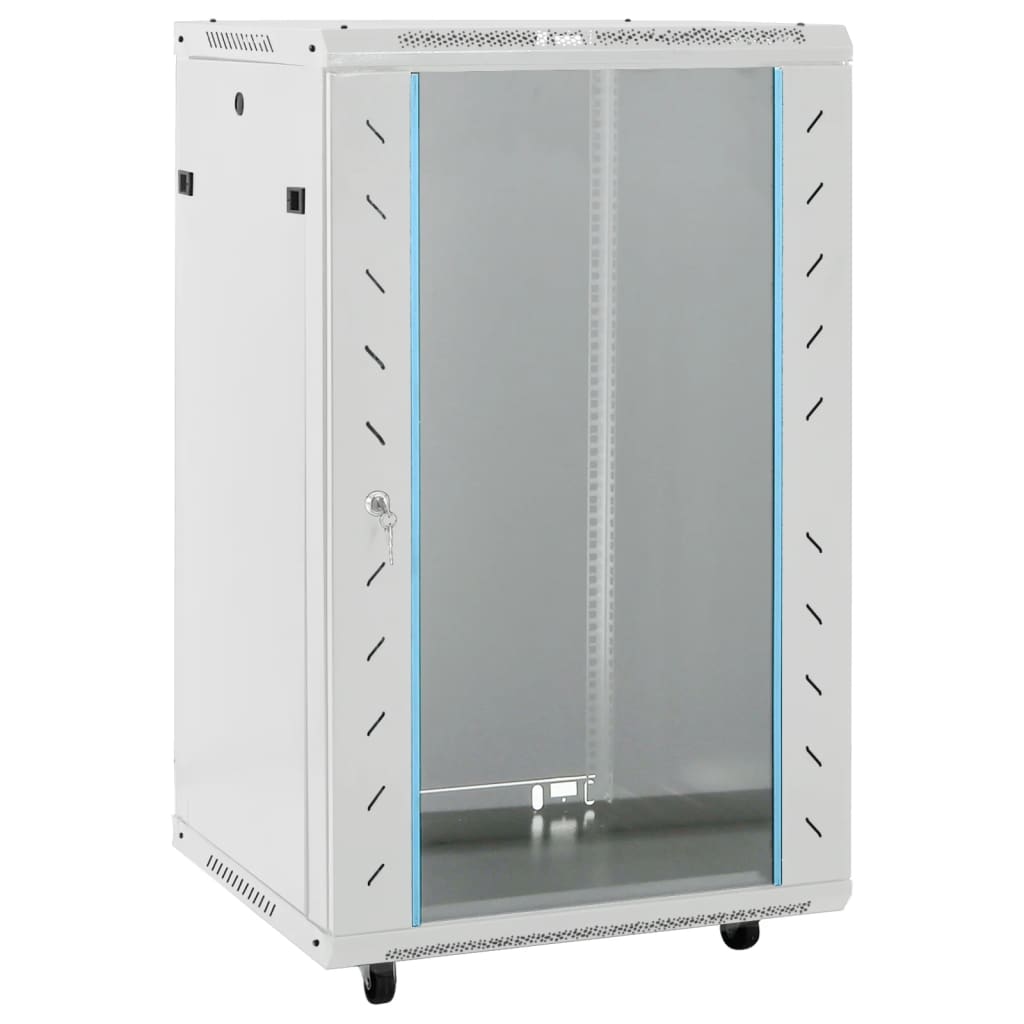 VidaXL Netzwerkschrank 18U 19 IP20 60x60x100 cm grau