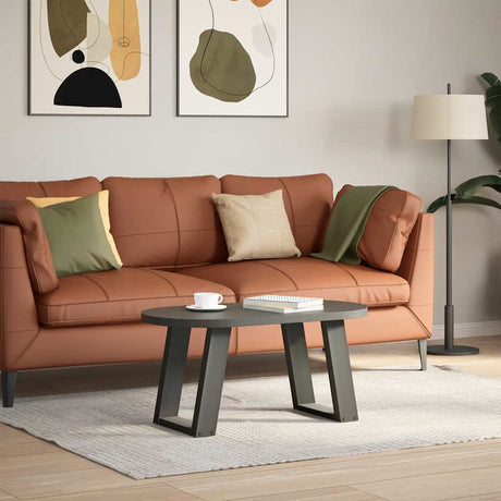 Vidaxl salontafelpoten 2 st u-vormig 28x(42-43) cm staal antraciet