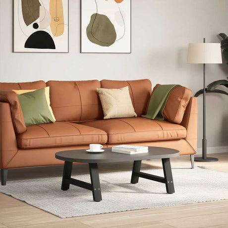 Vidaxl salontafelpoten 2 st a-vormig 60x(30-31) cm staal zwart