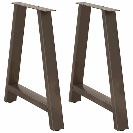 Vidaxl eettafelpoten 2 st a-vormig 80x(72-73) cm staal