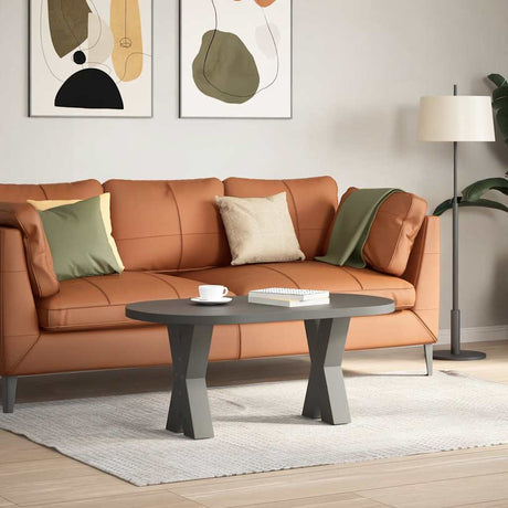 Vidaxl salontafelpoten 2 st x-vormig 28x(42-43) cm staal antraciet