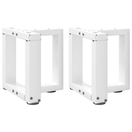 Vidaxl salontafelpoten 2 st t-vormig 30x25x(30-31) cm staal wit