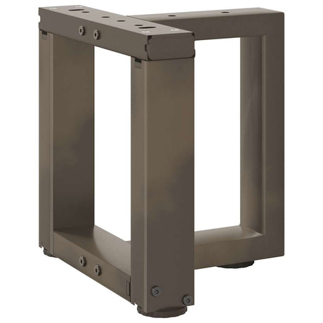 Vidaxl salontafelpoten 2 st t-vormig 30x25x(30-31) cm staal naturel