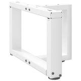 Vidaxl salontafelpoten 2 st t-vormig 40x25x(30-31) cm staal wit
